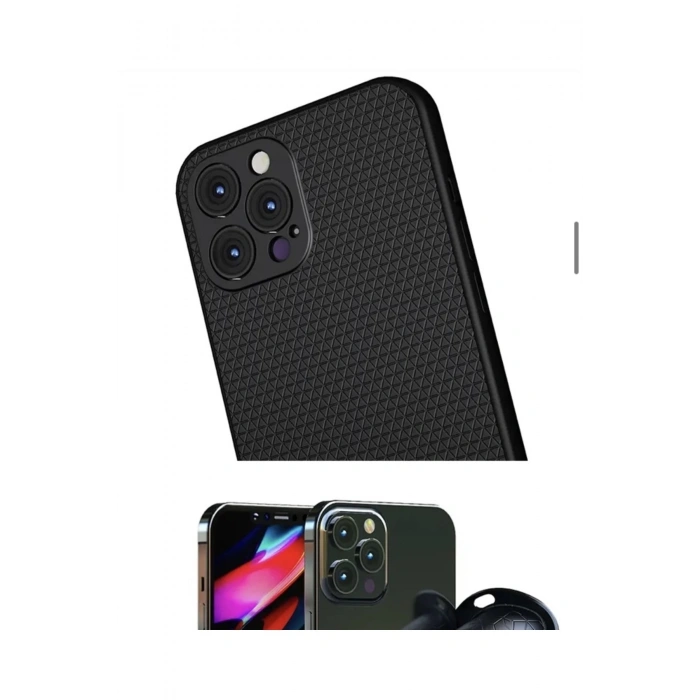 İPhone 12 Pro Max Çarpaz Desen Kılıf