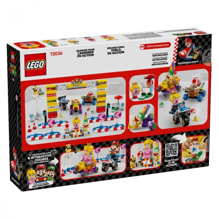 72036 Lego Super Mario - Baby Peach ve Grand Prix Seti 823 parça +8 yaş
