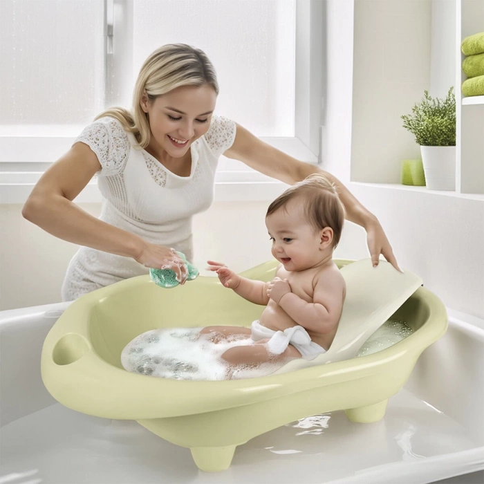 7269 HIPPO BEBEK YIKAMA KÜVETİ VE DESTEĞİ ECO YEŞİL
