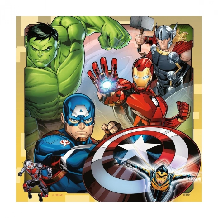 80403 Marvel Avengers 3x49 parça Ravensburger Puzzle