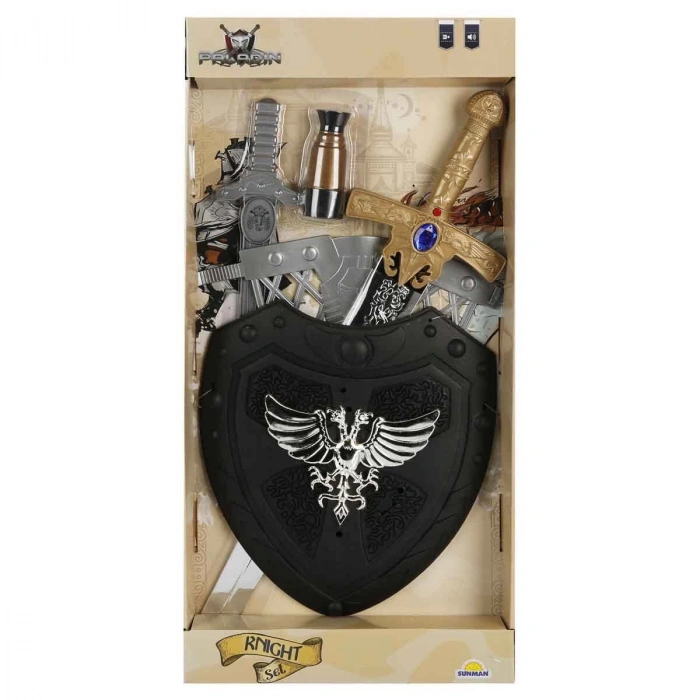 9135 SUN-YFN-PAL-ŞÖVALYE SET KALK DÜRB BIÇAK SESLİ ORT KUTU 2A