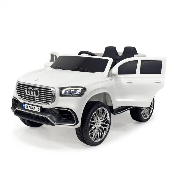 97-060 Admire Kumandalı Akülü Araba Beyaz 12 V -Akar Oyuncak