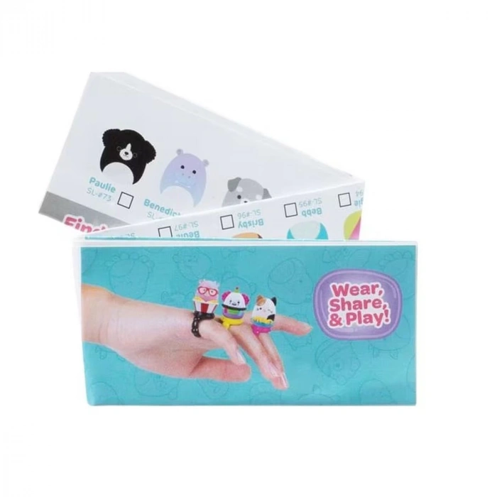 AL0001-1 Squish-a-longs 2 Figür + Yüzük Sürpriz Paket 24lü Display  Seri 1