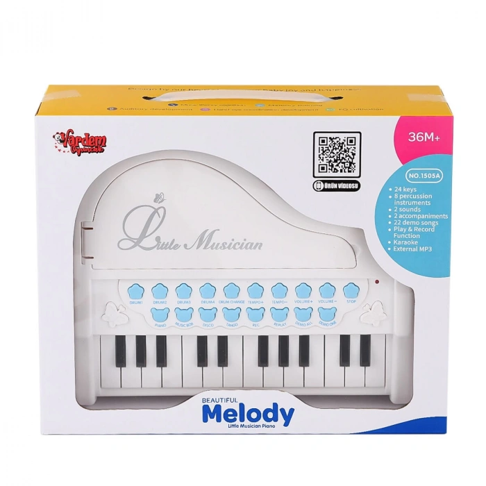 BAO-1505A Mikrofonlu Mini Piano 24 Tuş MP3 Çalar