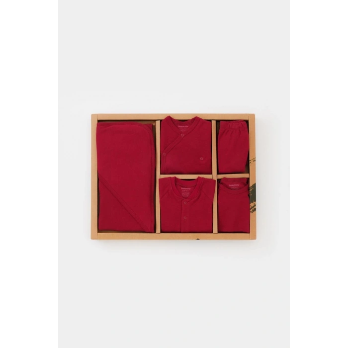 Bebek 10 Parça Set, %100 Organik Pamuk, Bebek ve Yenidoğan Serisi, Hastane Çıkışı Seti - CSY5111