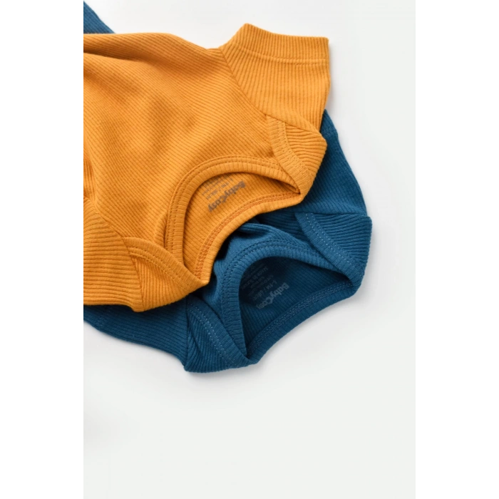 Bebek 2 Adet Kısa Kollu Body, %50 Modal Kumaş - %50 Organik Pamuk, Bebek ve Yenidoğan Serisi - CSYM11210