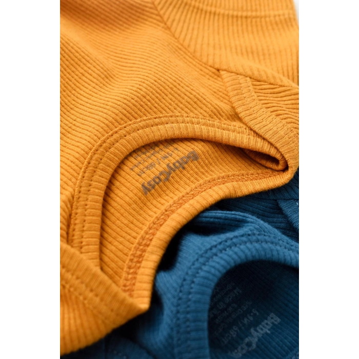 Bebek 2 Adet Kısa Kollu Body, %50 Modal Kumaş - %50 Organik Pamuk, Bebek ve Yenidoğan Serisi - CSYM11210