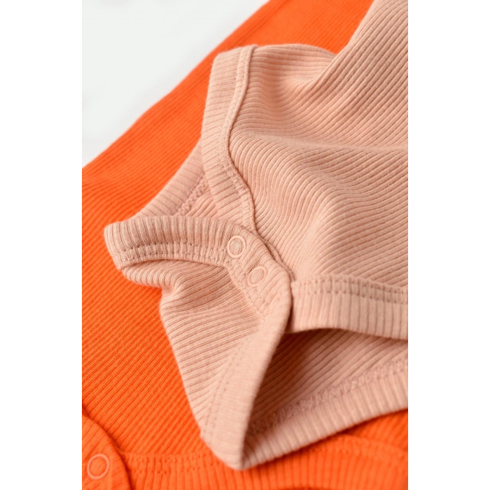 Bebek 2 Adet Kısa Kollu Body, %50 Modal Kumaş - %50 Organik Pamuk, Bebek ve Yenidoğan Serisi - CSYM11214