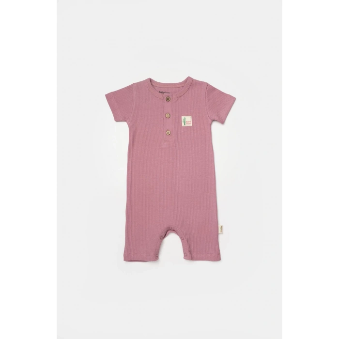 Bebek 2li Kısa Kollu Tulum, %50 Bambu - %50 Organik Pamuk, Bebek ve Yenidoğan Serisi - CSYB9036