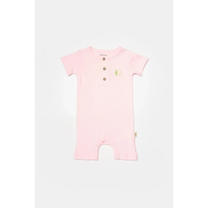 Bebek 2li Kısa Kollu Tulum, %50 Bambu - %50 Organik Pamuk, Bebek ve Yenidoğan Serisi - CSYB9036