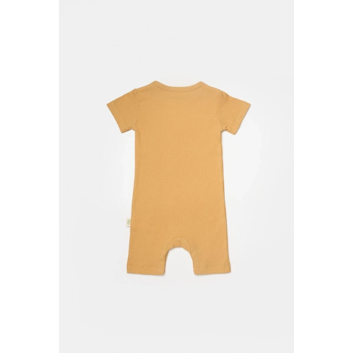 Bebek 2li Kısa Kollu Tulum, %50 Bambu - %50 Organik Pamuk, Bebek ve Yenidoğan Serisi - CSYB9037