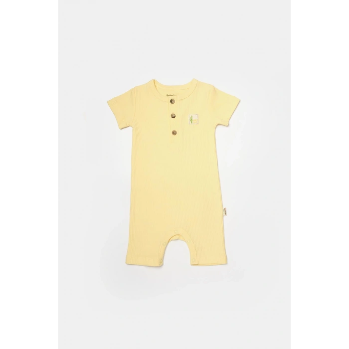 Bebek 2li Kısa Kollu Tulum, %50 Bambu - %50 Organik Pamuk, Bebek ve Yenidoğan Serisi - CSYB9037