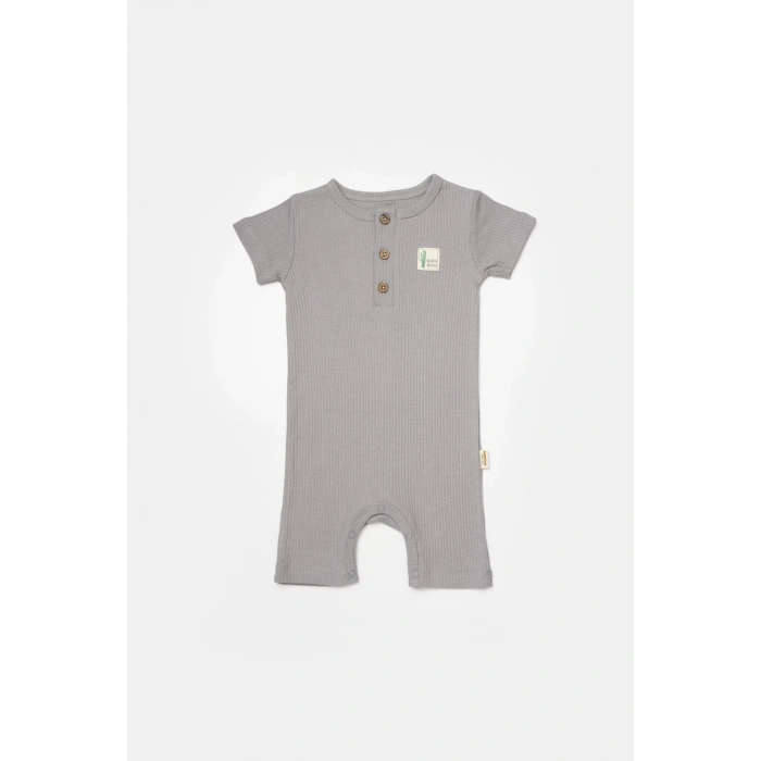 Bebek 2li Kısa Kollu Tulum, %50 Bambu - %50 Organik Pamuk, Bebek ve Yenidoğan Serisi - CSYB9038