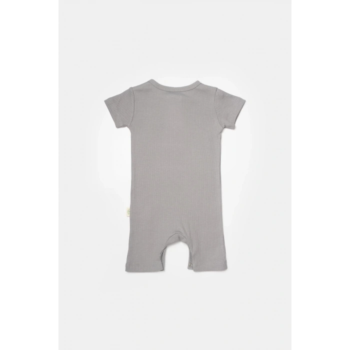 Bebek 2li Kısa Kollu Tulum, %50 Bambu - %50 Organik Pamuk, Bebek ve Yenidoğan Serisi - CSYB9038