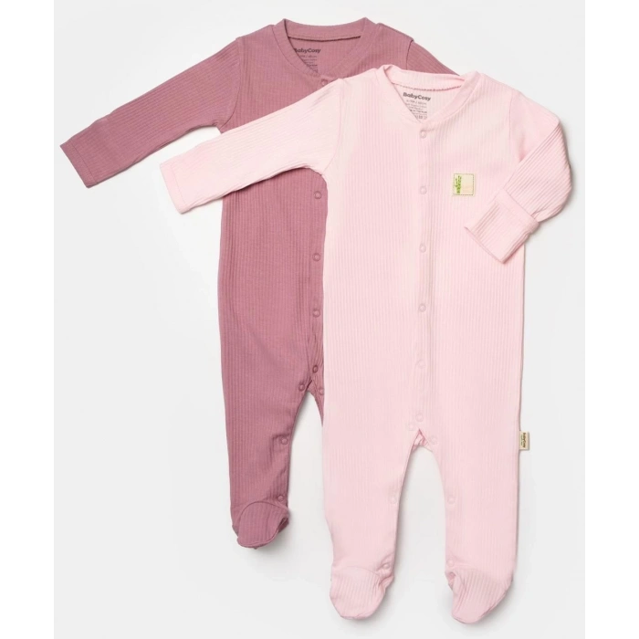 Bebek 2li Paçalı Tulum, %50 Bambu - %50 Organik Pamuk, Bebek ve Yenidoğan Serisi - CSYB9033