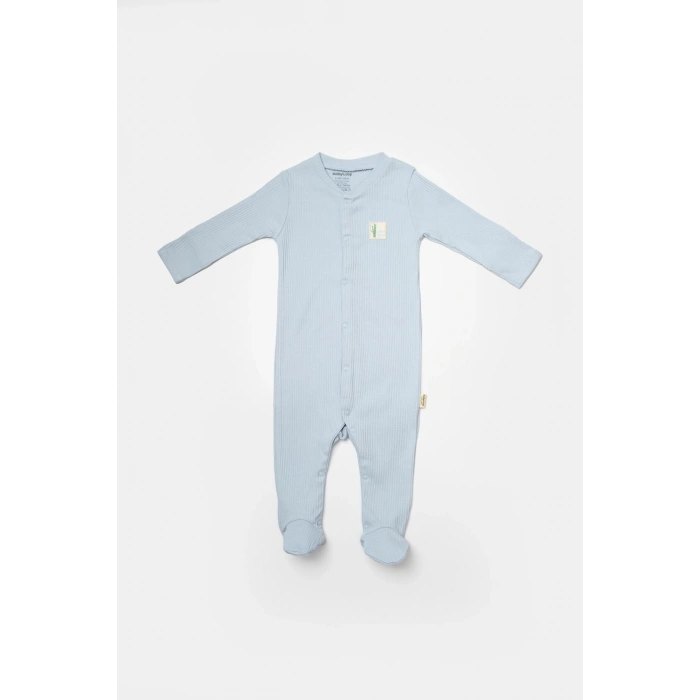 Bebek 2li Paçalı Tulum, %50 Bambu - %50 Organik Pamuk, Bebek ve Yenidoğan Serisi - CSYB9035