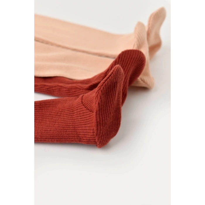 Bebek 2li Patikli Pantolon, %50 Modal Kumaş - %50 Organik Pamuk, Bebek ve Yenidoğan Serisi