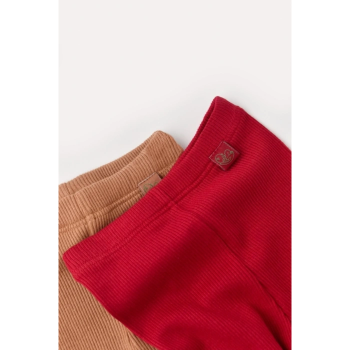 Bebek 2li Patikli Pantolon, %50 Modal Kumaş - %50 Organik Pamuk, Bebek ve Yenidoğan Serisi