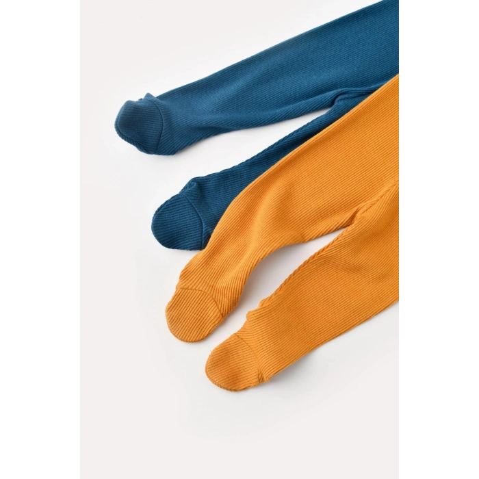 Bebek 2li Patikli Pantolon, %50 Modal Kumaş - %50 Organik Pamuk, Bebek ve Yenidoğan Serisi