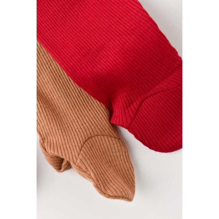 Bebek 2li Patikli Pantolon, %50 Modal Kumaş - %50 Organik Pamuk, Bebek ve Yenidoğan Serisi