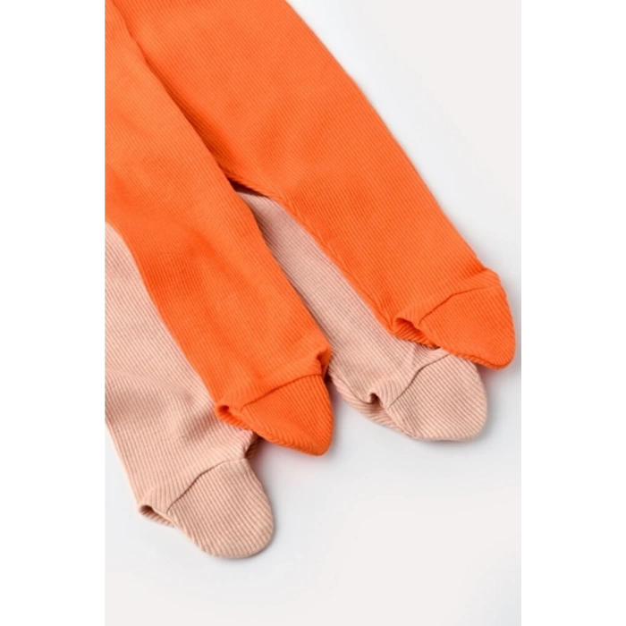 Bebek 2li Patikli Pantolon, %50 Modal Kumaş - %50 Organik Pamuk, Bebek ve Yenidoğan Serisi