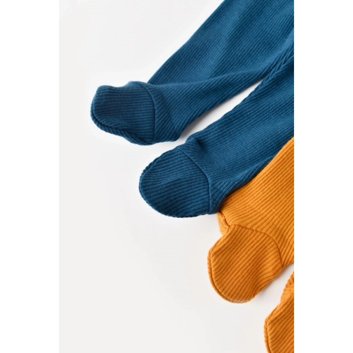 Bebek 2li Patikli Pantolon, %50 Modal Kumaş - %50 Organik Pamuk, Bebek ve Yenidoğan Serisi