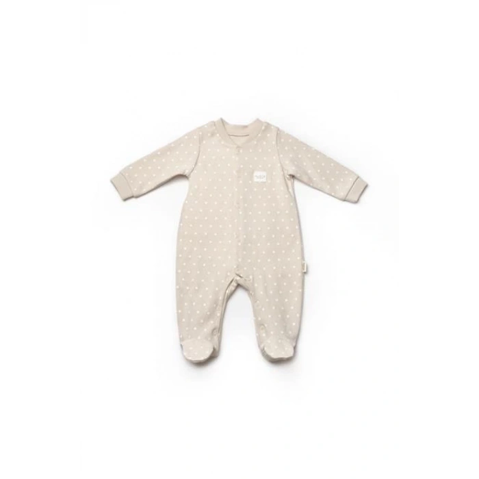 Bebek 2li Patikli Tulum %100 Organik Pamuk, Bebek - Yenidoğan Serisi -CSY8107