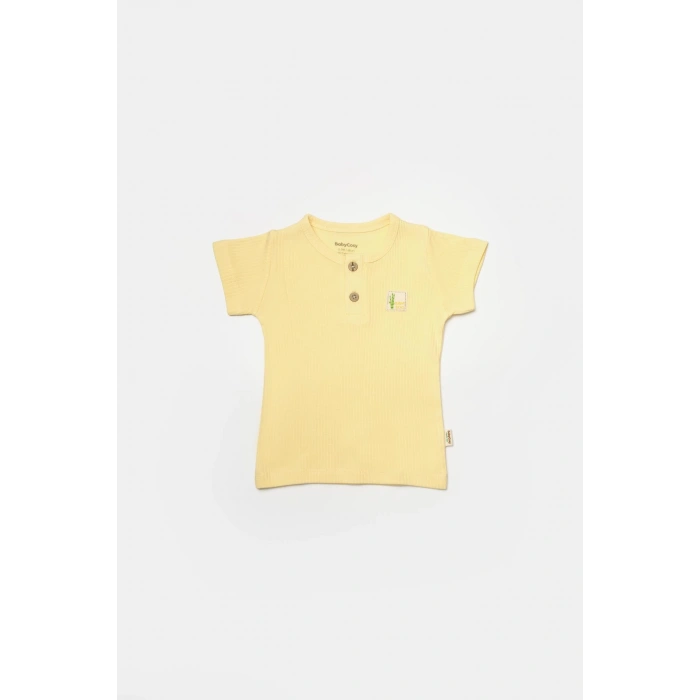 Bebek 2li Tişört, %50 Bambu - %50 Organik Pamuk, Bebek ve Yenidoğan Serisi - CSYB9022