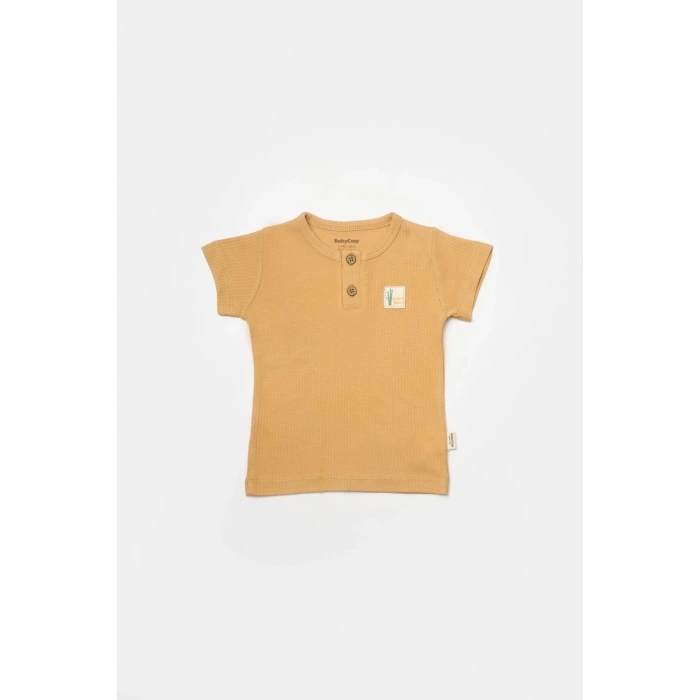 Bebek 2li Tişört, %50 Bambu - %50 Organik Pamuk, Bebek ve Yenidoğan Serisi - CSYB9022