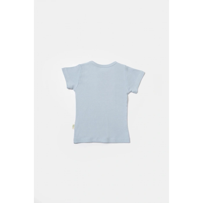 Bebek 2li Tişört, %50 Bambu - %50 Organik Pamuk, Bebek ve Yenidoğan Serisi - CSYB9023