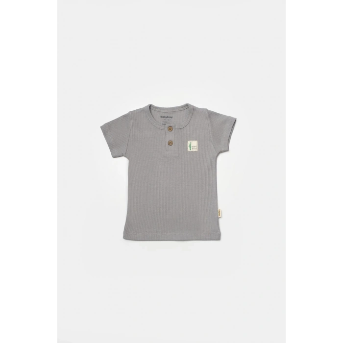 Bebek 2li Tişört, %50 Bambu - %50 Organik Pamuk, Bebek ve Yenidoğan Serisi - CSYB9023