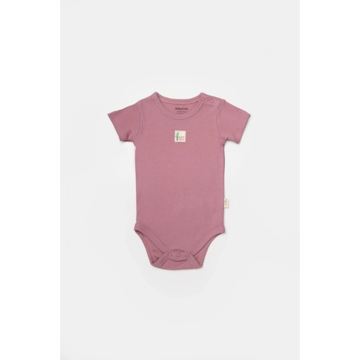 Bebek 2 Parça Kısa Kol Body, %50 Bambu - %50 Organik Pamuk, Bebek ve Yenidoğan Serisi - CSYB9015