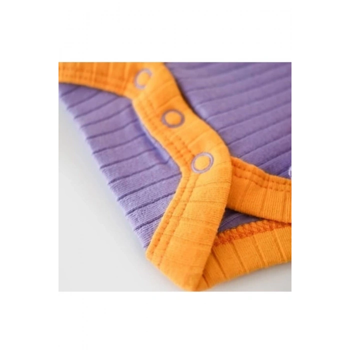 Bebek 2 Parça Kısa Kol Body, %95 Organik Pamuk - %5 Elastan, Bebek ve Yenidoğan Serisi - CSYR4202