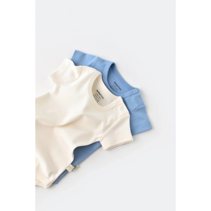 Bebek 2 Parça Kolsuz Body, %100 Organik Pamuk, Bebek ve Yenidoğan Serisi - CSY3021