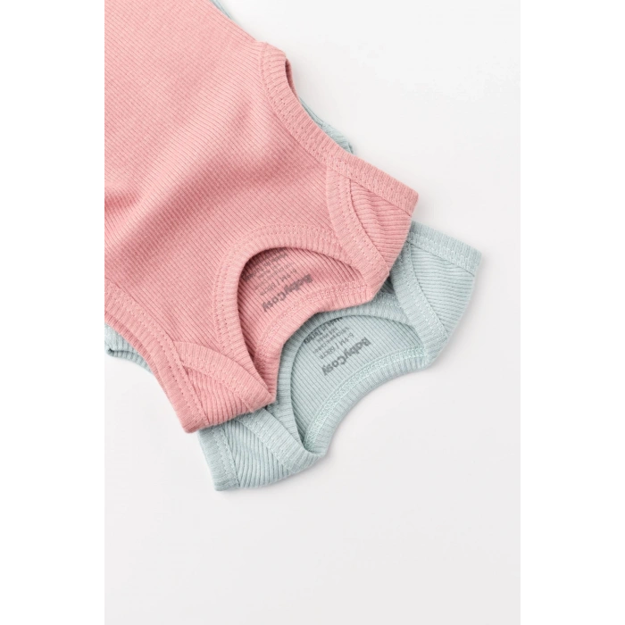 Bebek 2 Parça Kolsuz Body, %50 Modal Kumaş - %50 Organik Pamuk, Bebek ve Yenidoğan Serisi - CSYM11108