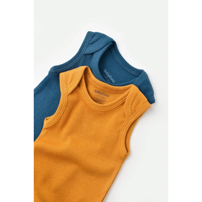 Bebek 2 Parça Kolsuz Body, %50 Modal Kumaş - %50 Organik Pamuk, Bebek ve Yenidoğan Serisi - CSYM11110