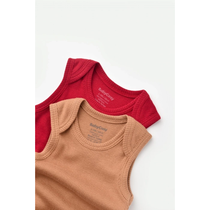 Bebek 2 Parça Kolsuz Body, %50 Modal Kumaş - %50 Organik Pamuk, Bebek ve Yenidoğan Serisi - CSYM11111