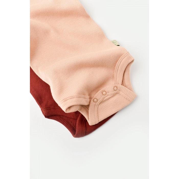 Bebek 2 Parça Kolsuz Body, %50 Modal Kumaş - %50 Organik Pamuk, Bebek ve Yenidoğan Serisi - CSYM11113