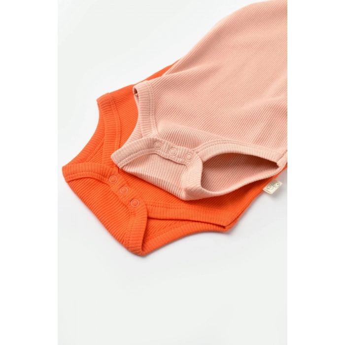 Bebek 2 Parça Kolsuz Body, %50 Modal Kumaş - %50 Organik Pamuk, Bebek ve Yenidoğan Serisi - CSYM11114