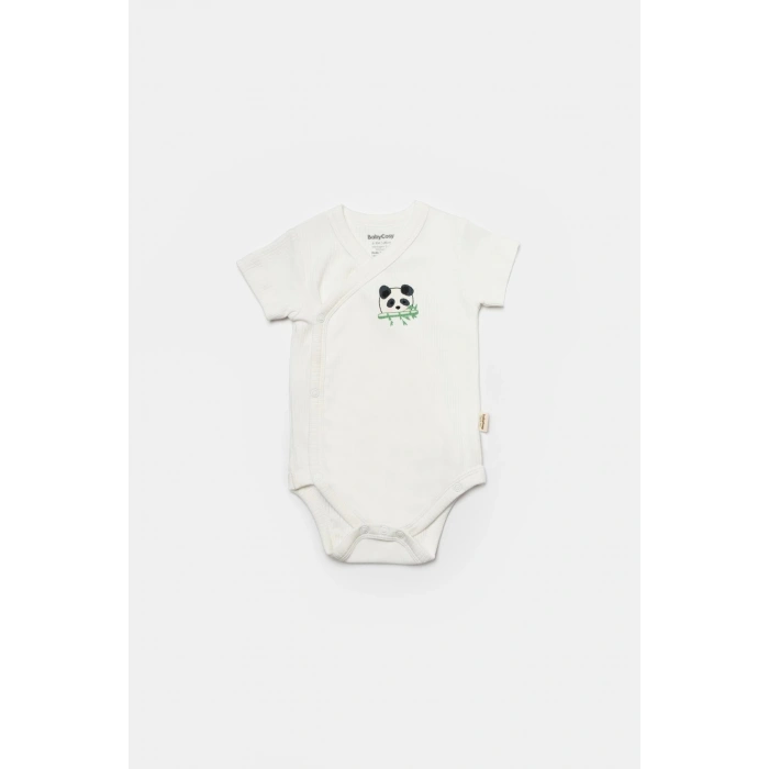 Bebek 2 Parça Kruvaze Body, %50 Bambu - %50 Organik Pamuk, Bebek ve Yenidoğan Serisi - CSYB9057