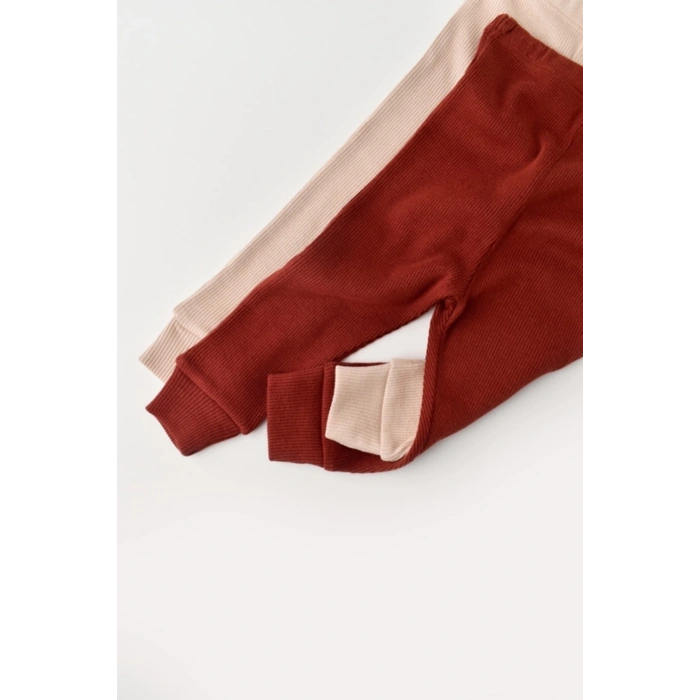 Bebek 2 Parça Pantolon, %50 Modal Kumaş - %50 Organik Pamuk, Bebek ve Yenidoğan Serisi - CSYM11612