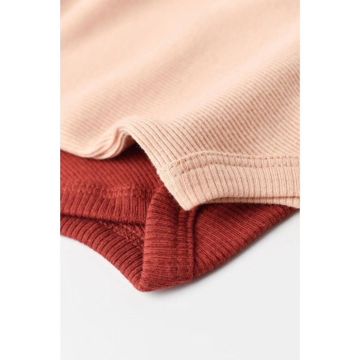 Bebek 2 Parça Uzun Kollu Body, %50 Modal Kumaş - %50 Organik Pamuk, Bebek ve Yenidoğan Serisi