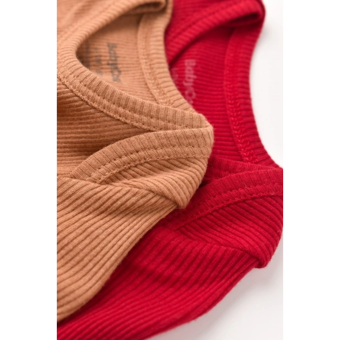 Bebek 2 Parça Uzun Kollu Body, %50 Modal Kumaş - %50 Organik Pamuk, Bebek ve Yenidoğan Serisi - CSYM11311