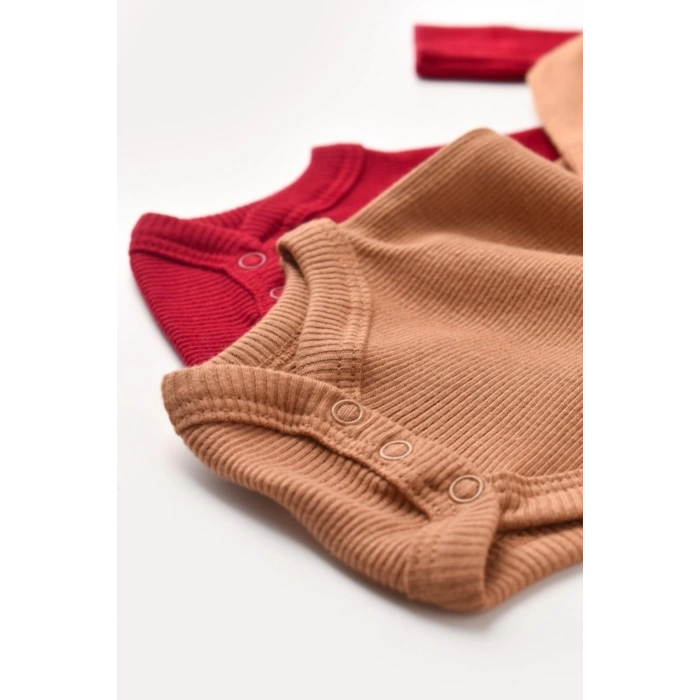 Bebek 2 Parça Uzun Kollu Body, %50 Modal Kumaş - %50 Organik Pamuk, Bebek ve Yenidoğan Serisi - CSYM11311