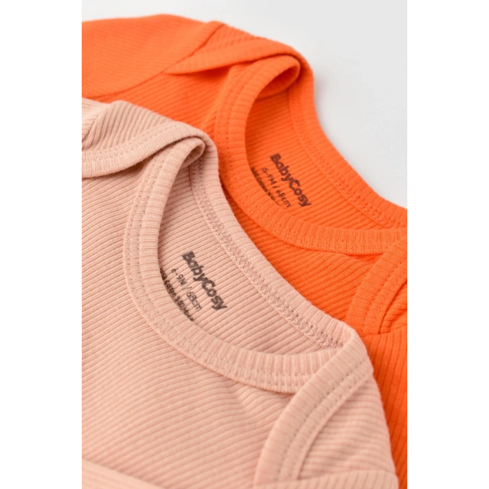 Bebek 2 Parça Uzun Kollu Body, %50 Modal Kumaş - %50 Organik Pamuk, Bebek ve Yenidoğan Serisi - CSYM11314