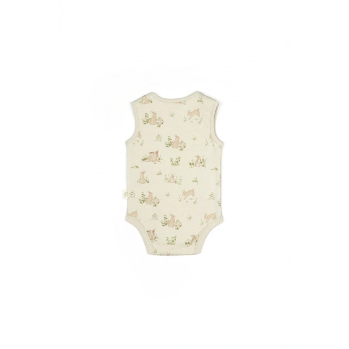 Bebek 2li Askılı Badi %100 Organik Pamuk, Bebek ve Yenidoğan Serisi - CSY5707