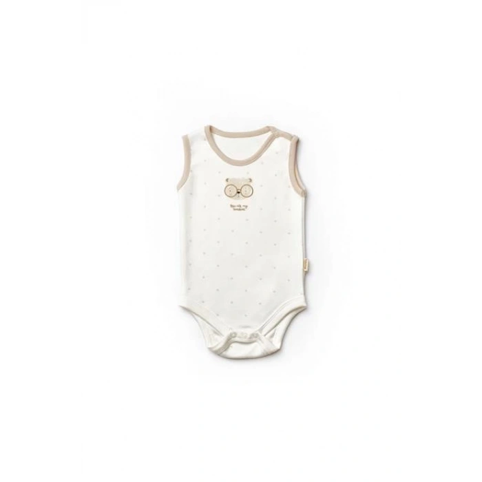 Bebek 2li Askılı Badi %100 Organik Pamuk, Bebek ve Yenidoğan Serisi - CSY8100