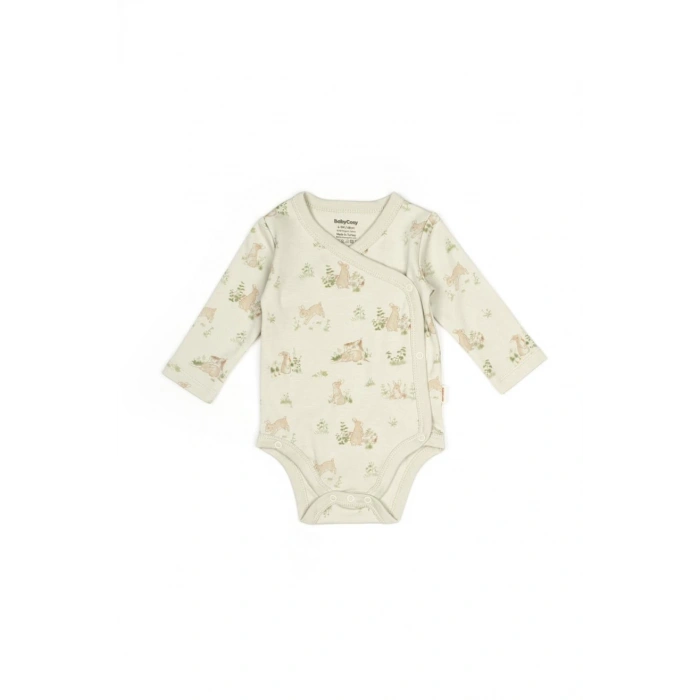 Bebek 2li Kruvaze Badi %100 Organik Pamuk, Bebek ve Yenidoğan Serisi - CSY5761