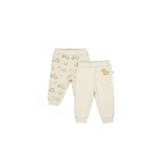 Bebek 2li Pantolon %100 Organik Pamuk, Bebek ve Yenidoğan Serisi - CSY5630