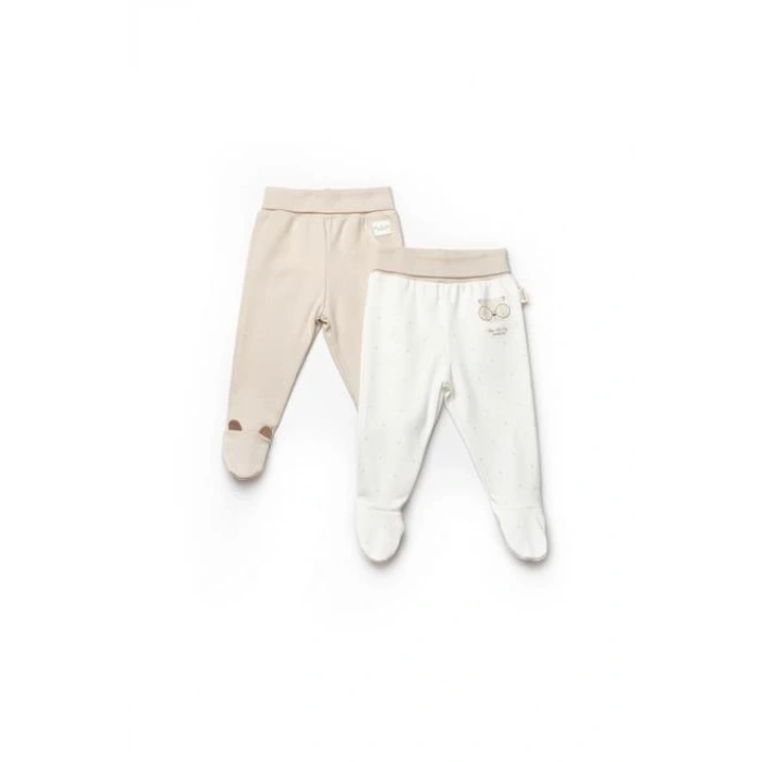 Bebek 2li Pantolon %100 Organik Pamuk, Bebek ve Yenidoğan Serisi - CSY8104